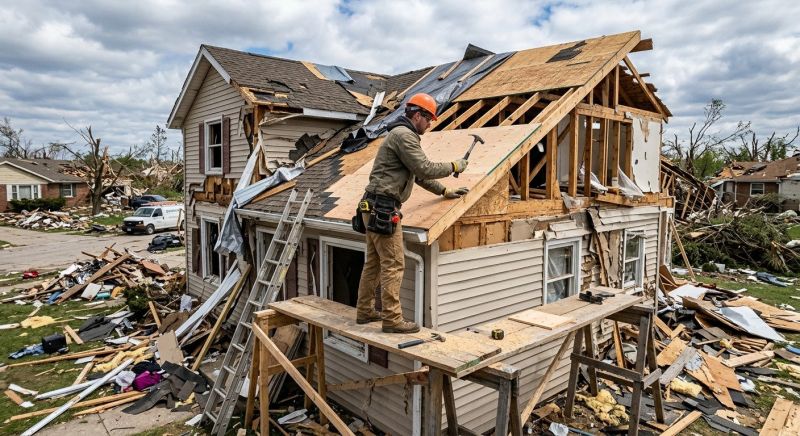 Roof Damage Repair Service