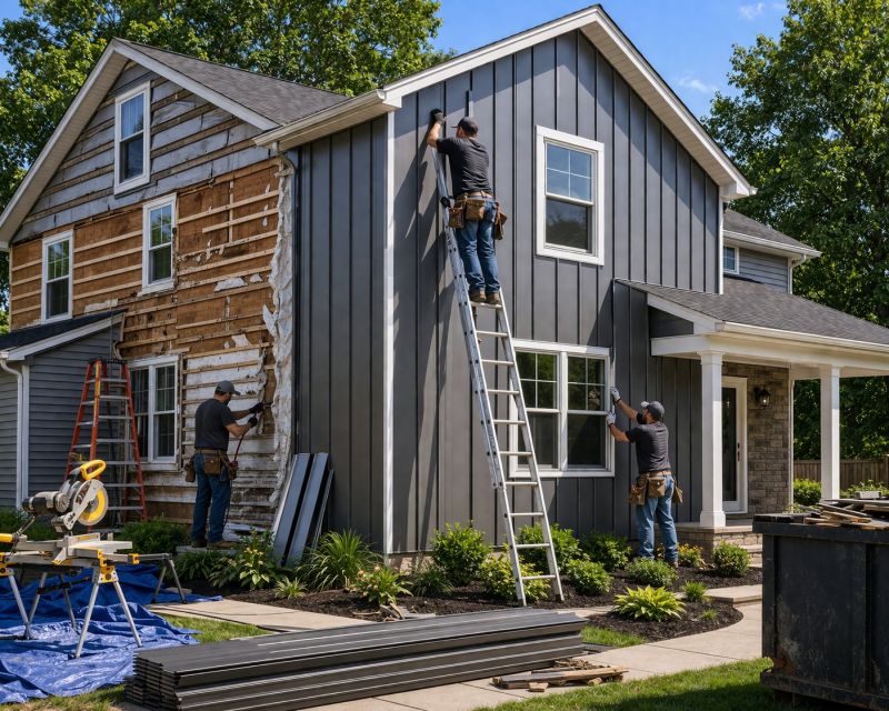 Damaged Siding Replacement in Nashua, NH